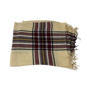 Super oversized plaid scarf